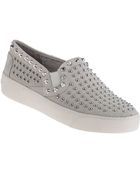 Sam Edelman Braxton Slip-On Sneaker Snow White Suede - Lyst