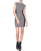 Gareth Pugh Viscose And Linen Dress With Zipper - Lyst
