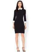 Lauren by Ralph Lauren Three Quarter Sleeved Dress - Lyst