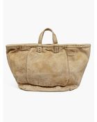 Comme Des Garçons Men'S Sand Aged-Effect Canvas Weekend Bag - Lyst