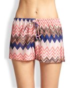 Missoni Mare Chevron-Print Shorts - Lyst