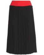 Victoria Beckham Pleated Skirt - Lyst