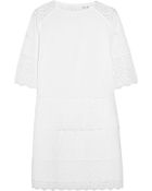 MiH Jeans The Niobi Broderie Anglaise Cotton Mini Dress - Lyst