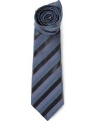 Giorgio Armani Striped Tie - Lyst