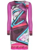 Mary Katrantzou Turkoplus Printed Silk Jersey Dress - Lyst
