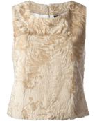 Charlott Short Vest - Lyst