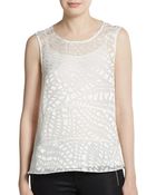 Rachel Zoe Nyan Burnout Top - Lyst
