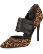 Kenneth Cole Water Leopard-Print Calf Hair Pump - Lyst