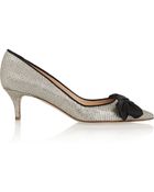 J.Crew Glitter-Finished Leather Pumps - Lyst