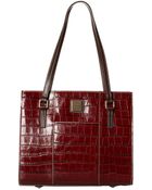 Dooney & Bourke Croco Charlotte Bag - Lyst