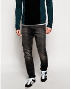 Cheap Monday High Slim Jeans In Distressed Wash - Lyst