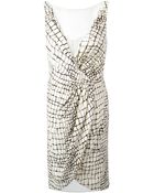 Giambattista Valli Crocodile Print Dress - Lyst