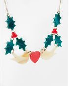 Tatty Devine Nol Holly Holidays Necklace - Lyst
