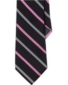 Lauren by Ralph Lauren Bespoke Striped Silk Tie - Lyst