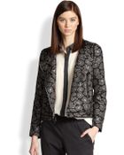 Marc By Marc Jacobs Cas Jacquard Motorcycle Jacket - Lyst