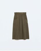 Zara Patch Pocket Skirt - Lyst