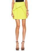 Kenzo Folded Double Crepe Mini Skirt - Lyst