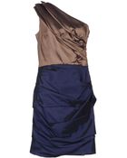 Halston Heritage Short Dress - Lyst