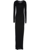 T By Alexander Wang Long Dress - Lyst