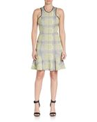 Yigal Azrouel Python-Print Sleeveless Flute Dress - Lyst
