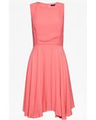 French Connection Ana Crepe Flare Dress - Lyst