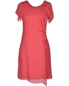 Emporio Armani Short Dress - Lyst