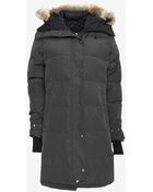 Canada Goose Shelbourne Fur Trim Parka: Graphite - Lyst