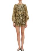Dolce & Gabbana Floral Lace Dress - Lyst