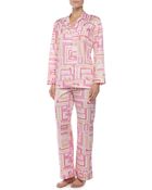 Natori Cube-Print Notch Pajama - Lyst