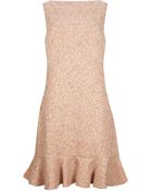 Ted Baker Boucle Frill Hem Tunic Dress - Lyst