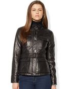 Lauren by Ralph Lauren Monza Leather - Lyst