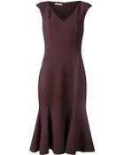 Michael Kors Fitted Flare Dress - Lyst