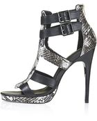 Topshop Rara High Sandals - Lyst