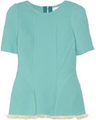 3.1 Phillip Lim Fringed Corded Chiffon Top - Lyst