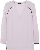 J.Crew Piped Merino Wool Sweater - Lyst