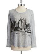Two By Vince Camuto Cityscape Top - Lyst