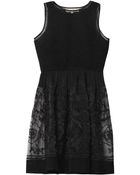 Vanessa Bruno Athé Embroidered Silk Dress - Lyst