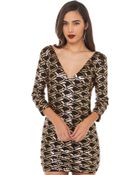 Akira What Now Sequin Dress - Lyst