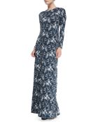 Rachel Pally Stormy Long-sleeve Printed Maxi Dress - Lyst
