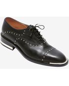 Barbara Bui Studded Oxfords: Black - Lyst