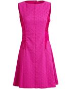 Nina Ricci Textured Sleeveless Dress - Lyst