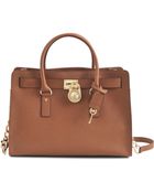 Michael Kors Hamilton Lg Ew 18K Satchel - Lyst