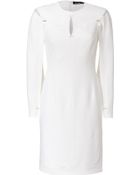 Marios Schwab Shift Dress With Cape Sleeves - Lyst