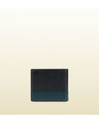 Gucci Microssima Leather Bi-fold Wallet - Lyst
