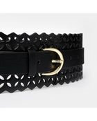 Asos Curve Waist Belt With Laser Cut - Lyst