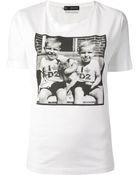 DSquared2 Printed Tshirt - Lyst