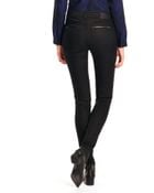 Hugo Gemina 7 | Stretch Cotton Blend Skinny Jeans With Vegan Leather Trim - Lyst
