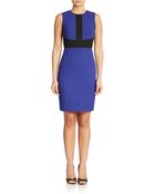 Calvin Klein Colorblock Sheath Dress - Lyst