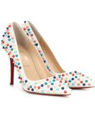 Christian Louboutin Pigalle Spikes 100 Leather Pumps - Lyst