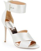 Badgley Mischka Kassie Ankle-Cuff Sandals - Lyst